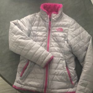 Mossbud The North Face reversible fleece jacket small 7/8